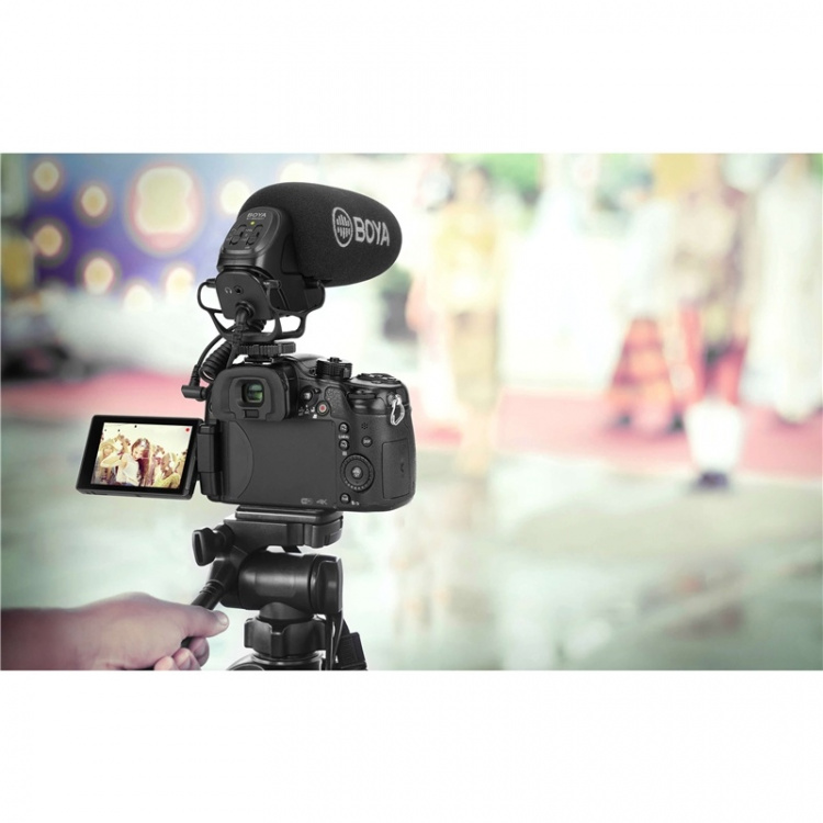 BOYA Mikrofoni Shotgun BY-BM3031 Kondensaattori 3,5mm