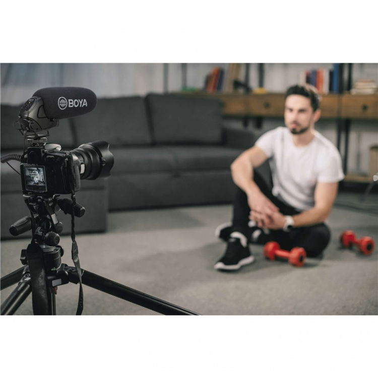 BOYA Mikrofoni Shotgun BY-BM3031 Kondensaattori 3,5mm