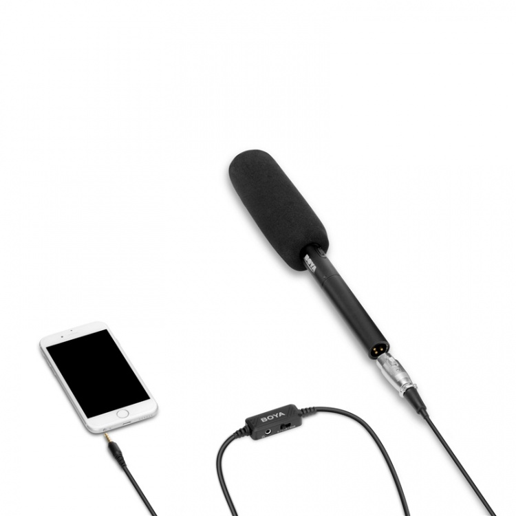 BOYA Mikrofoni adapteri BY-BCA6 XLR-3,5mm TRRS