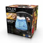 Adler vattenkokare 1,7L, svart