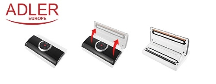 Adler AD 4484 tyhjiöpakkaaja, musta