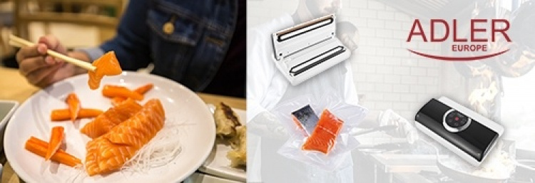 Adler AD 4484 tyhjiöpakkaaja, musta