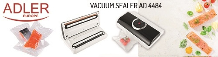 Adler AD 4484 tyhjiöpakkaaja, musta