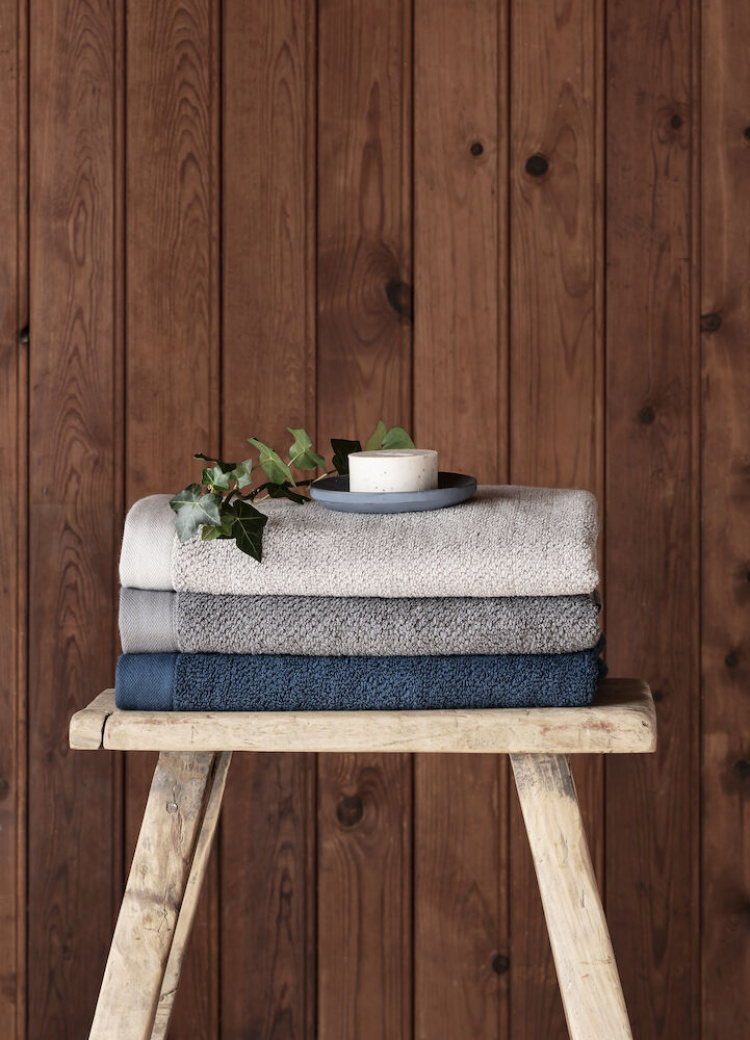 Kosta Linnewäfveri Frotté Bomull/Lin Ljusgrå 90X150