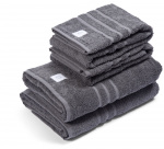 Kosta Linnewäfveri Frotte Mörkgrå 65X135