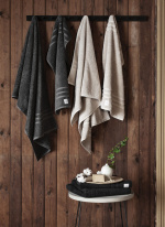 Kosta Linnewäfveri Frotte Mörkgrå 65X135