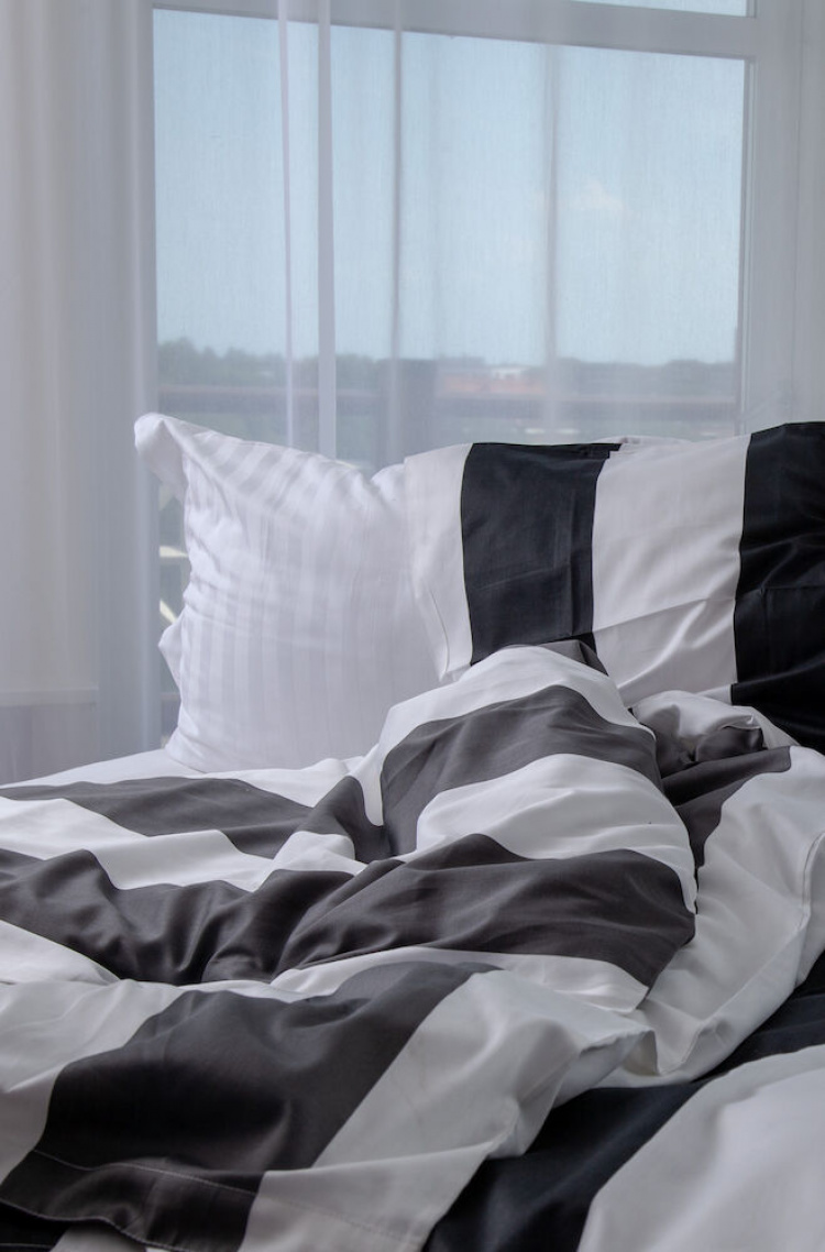 Kosta Linnewäfveri Fjällbacka Satin 2-pack, Grå Kosta Linnewäfveri Fjällbacka Satin 2-pack, Grå