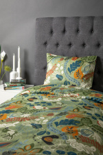 Kosta Linnewäfveri Stormhagen Bäddset Satin, Grön