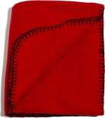 Nightingale Fleecepläd 130x170 Röd