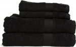 Queen Anne Frotté Svart 65x130