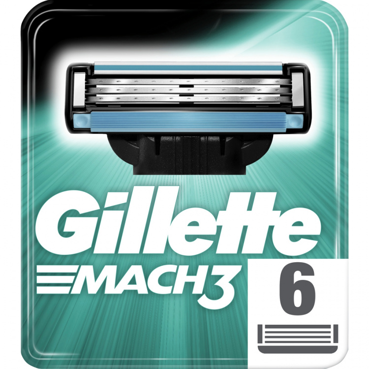 Gillette Mach3 Base 6p Gillette Mach3 Base 6p