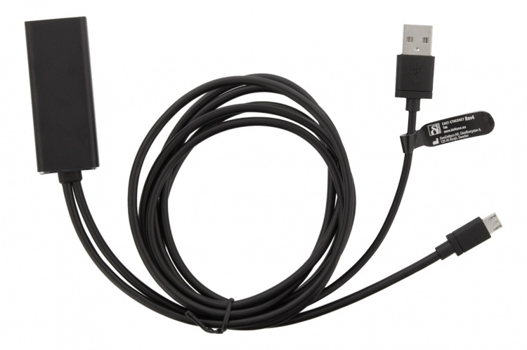 DELTACO Ethernet-sovitin mediatoistimia varten, USB, RJ45, musta DELTACO Ethernet-sovitin mediatoistimia varten, USB, RJ45, musta