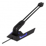 DELTACO USB-pöytämikrofoni, taajuusvaste 100Hz - 1kHz, musta/harmaa DELTACO USB-pöytämikrofoni, taajuusvaste 100Hz - 1kHz, musta/harmaa