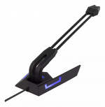 DELTACO USB-pöytämikrofoni, taajuusvaste 100Hz - 1kHz, musta/harmaa DELTACO USB-pöytämikrofoni, taajuusvaste 100Hz - 1kHz, musta/harmaa