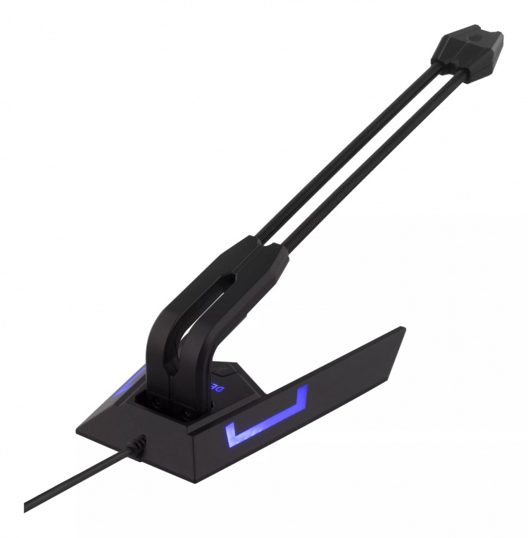 DELTACO USB-pöytämikrofoni, taajuusvaste 100Hz - 1kHz, musta/harmaa DELTACO USB-pöytämikrofoni, taajuusvaste 100Hz - 1kHz, musta/harmaa