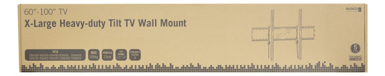 DELTACO näytön seinäteline, 60 DELTACO näytön seinäteline, 60