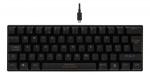 DELTACO GAMING mekaaninen näppäimistö punaisilla kytkimillä, 60% RGB, 62st näppäintä