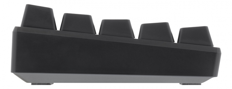 DELTACO GAMING mekaaninen näppäimistö punaisilla kytkimillä, 60% RGB, 62st näppäintä