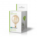 Nedis LED Filamenttilamppu E27 | G200 | 5 W | 280 lm | 2000 K | Himmennettävä | Lämmin Valkoinen | Retrotyylinen | 1 kpl