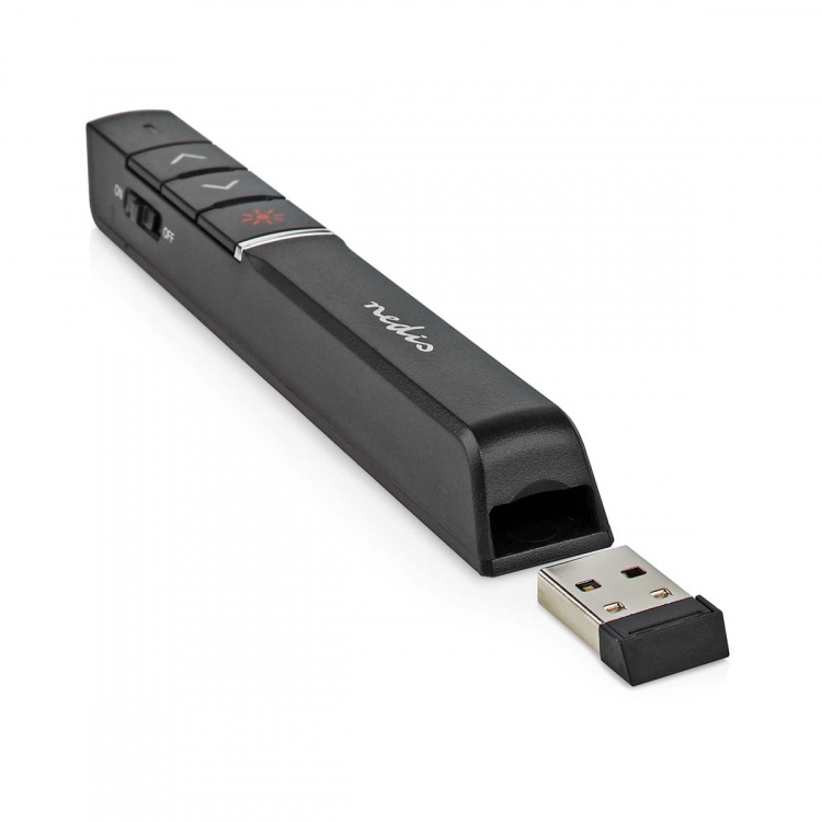 Nedis Osoitin | Laser-osoittimen maksimietäisyys: 100 m | Langaton toiminta-alue: 30 m | Musta Nedis Osoitin | Laser-osoittimen maksimietäisyys: 100 m | Langaton toiminta-alue: 30 m | Musta