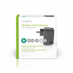 Nedis Tehonmuunnin | Verkkovirtakäyttöinen | 230 V AC 50 Hz | 30 W | Maadoitettu virtaliitin | Musta