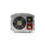 Nedis Invertteri Muunnettu Siniaalto | Tulojännite: 12 V DC | Laitteen lähtövirran liittimet: Type F (CEE 7/3) | 230 V AC 50 Hz | 4000 W | Lähtöliitännän huipputeho: 8000 W | Ruuviliitin | Hopea