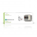 Nedis Invertteri Muunnettu Siniaalto | Tulojännite: 12 V DC | Laitteen lähtövirran liittimet: Type F (CEE 7/3) | 230 V AC 50 Hz | 4000 W | Lähtöliitännän huipputeho: 8000 W | Ruuviliitin | Hopea