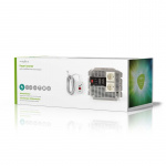 Nedis Invertteri Muunnettu Siniaalto | Tulojännite: 12 V DC | Laitteen lähtövirran liittimet: Type F (CEE 7/3) | 230 V AC 50 Hz | 4000 W | Lähtöliitännän huipputeho: 8000 W | Ruuviliitin | Hopea