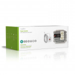 Nedis Invertteri Muunnettu Siniaalto | Tulojännite: 12 V DC | Laitteen lähtövirran liittimet: Type F (CEE 7/3) | 230 V AC 50 Hz | 4000 W | Lähtöliitännän huipputeho: 8000 W | Ruuviliitin | Hopea