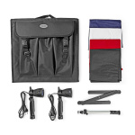 Nedis Photo Studio Sarja | 400 lm | Kokoontaitettava | Tausta sisältyy | Matkalaukku sisältyy | Musta Nedis Photo Studio Sarja | 400 lm | Kokoontaitettava | Tausta sisältyy | Matkalaukku sisältyy | Musta