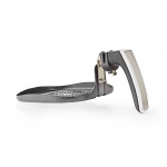 Nedis Grillipannu Kuumailmakeittimelle | Tarttumaton pinnoite | Voi pestä astianpesukoneessa | Metalli | Harmaa