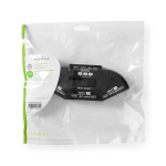 Nedis Komposiittivideokytkin | 3-Porttinen port(s) | Audio- / video- / datayhteyksien syöttö: 3x Composite Video (RWY) | Audio- / video- / datayhteyksien ulostulo: 1x Composite Video (RWY) | 1024x576 | ABS-Muovi | Musta