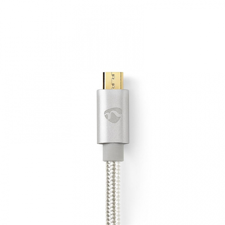 Nedis USB kaapeli | USB 2.0 | USB-C™ Uros | USB Micro-B Uros | 10 W | 480 Mbps | Kullattu | 3.00 m | Pyöreä | Nailon / Punottu | Alumiini | Laatikko kannella ja ikkunalla Nedis USB kaapeli | USB 2.0 | USB-C™ Uros | USB Micro-B Uros | 10 W | 480 Mbps | Kullattu | 3.00 m | Pyöreä | Nailon / Punottu | Alumiini | Laatikko kannella ja ikkunalla