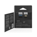 Nedis USB-C™ Sovitin | USB 3.2 Gen 1 | USB-C™ Uros | USB-A Naaras | 5 Gbps | Pyöreä | Niklattu | Hopea | Laatikko kannella ja ikkunalla