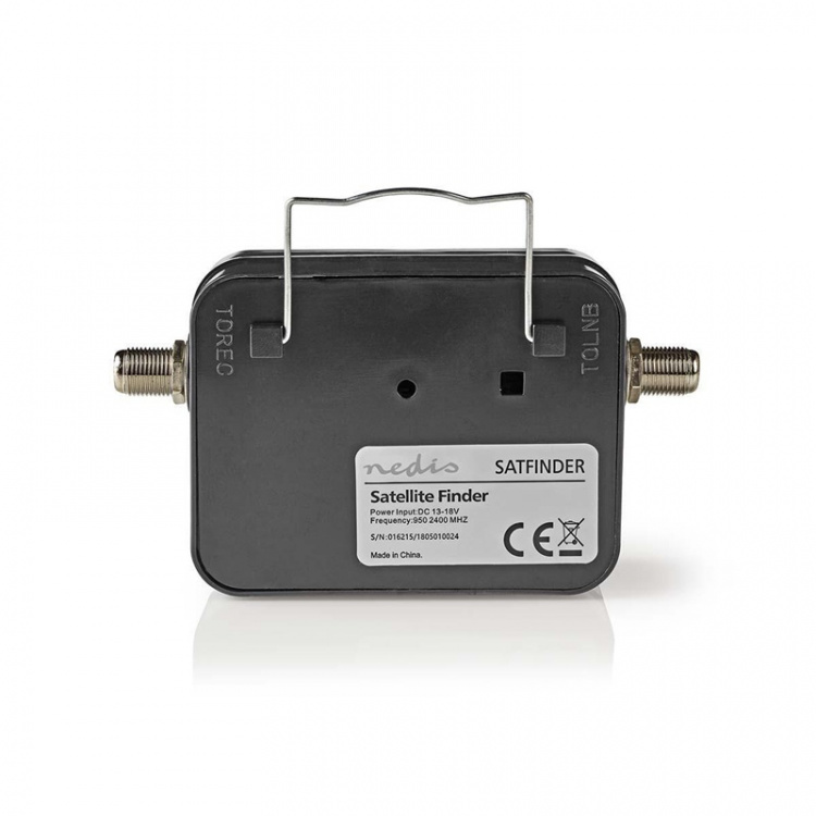 Nedis Satelliitti signaalinvoimakkuusmittari | 950-2400 MHz | Tulon herkkyys: 83 dB | Lähtötaso: 102 dBuV | Musta Nedis Satelliitti signaalinvoimakkuusmittari | 950-2400 MHz | Tulon herkkyys: 83 dB | Lähtötaso: 102 dBuV | Musta