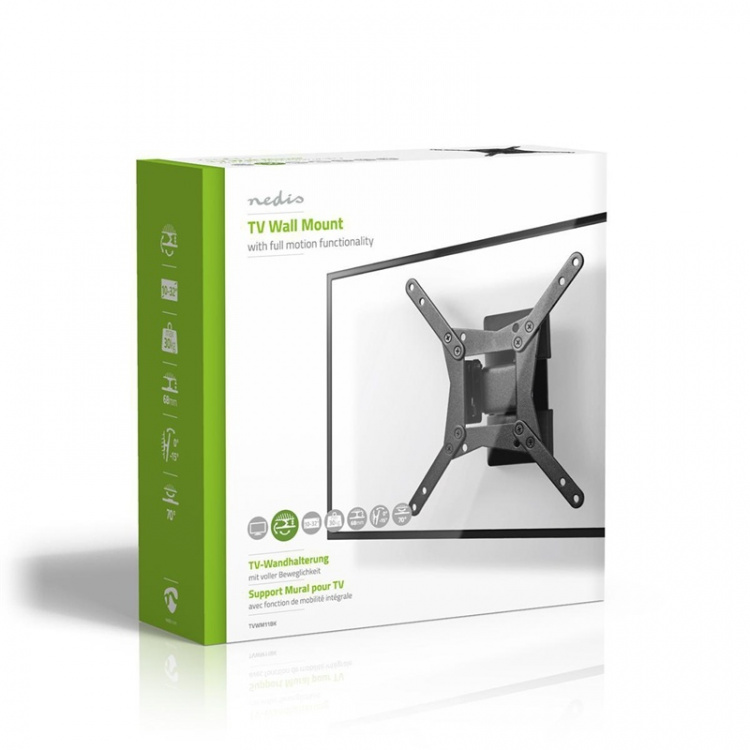 Nedis Täysin Säädettävä TV-Seinäteline | 10 - 32  Nedis Täysin Säädettävä TV-Seinäteline | 10 - 32