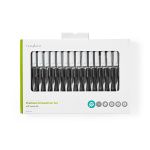 Nedis Tarkkuus ruuvimeisselisarja | 3x PH / 4x Flat / 4x Hex / 4x Tx