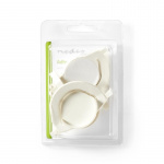 Nedis Vaimennusjalat | Blister | Valkoinen | 4 kpl