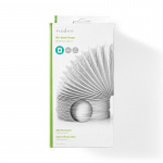 Nedis Ilmanpoistoputki PVC | 100 mm | 6.00 m | Sopii laitteeseen: Air Ventilation / Tumble Dryers | Valkoinen