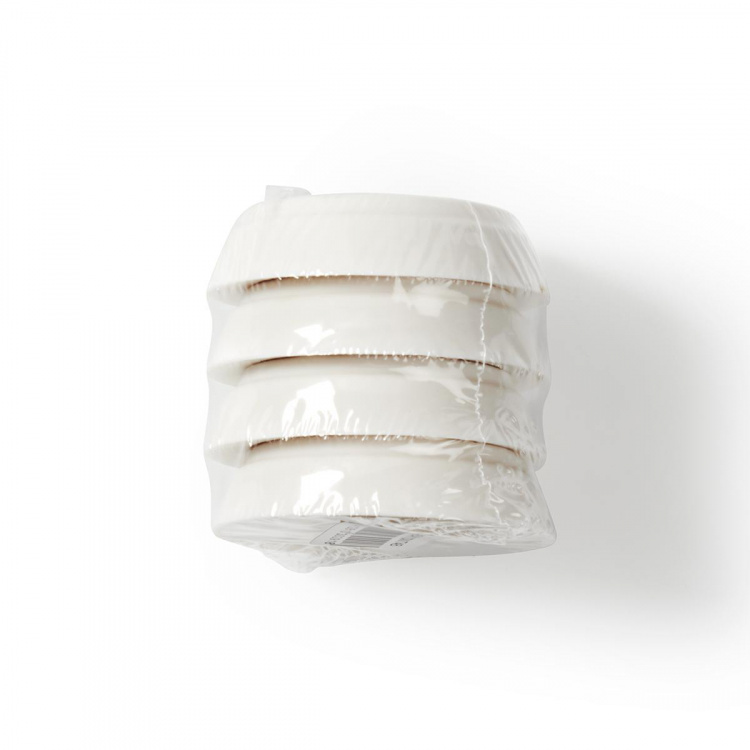 Nedis Tärinänvaimennustassut | Sopii laitteeseen: Yleismallinen | 4 kpl | Valkoinen | Muovi