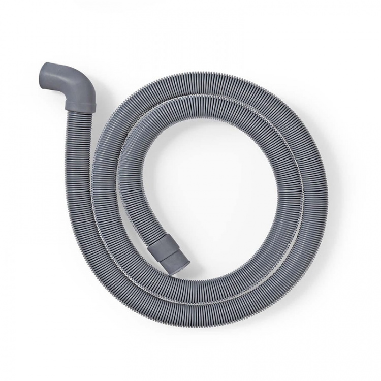 Nedis Poistoletku | 22 mm | 19 mm | 0.5 Bar | 60 °C | 1.50 m | Sovellus: Astianpesukone / Pesukone | Harmaa