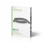 Nedis Poistoletku | 8 mm | 10 mm | 1.50 m | Sovellus: Kondensoiva kuivausrumpu | Kumi / Muovi | Harmaa