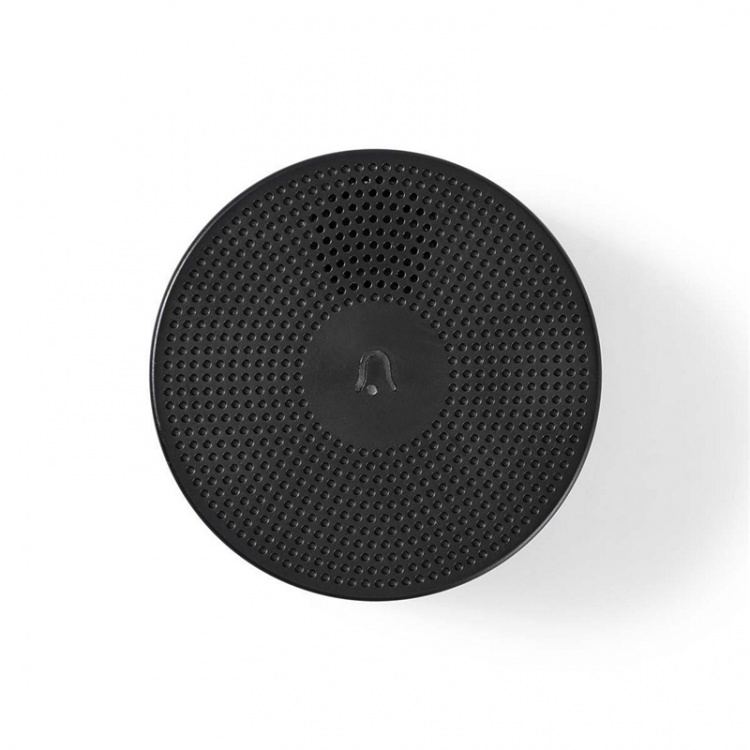 Nedis SmartLife Soittokello | RF, frequency 433 Mhz | Tarvikkeet tuotteelle: WIFICDP10GY / WIFICDP30WT / WIFICDP40CWT | USB Virta | 4 ääntä | 5 V DC | Säädettävä äänenvoimakkuus | Musta