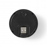 Nedis SmartLife Soittokello | 433 MHz | Tarvikkeet tuotteelle: WIFICDP10GY / WIFICDP30WT / WIFICDP40CWT | USB Virta | 4 ääntä | 5 V DC | Säädettävä äänenvoimakkuus | Musta