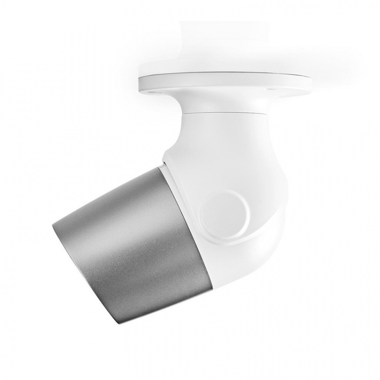 Nedis SmartLife Ulkokamera | Full HD 1080p | IP65 | MicroSD (ei sisälly) / Pilvipalvelutallennus (valinnainen) | 12 V DC | Liiketunnistimella | Yökuvaus | Hopea / Valkoinen