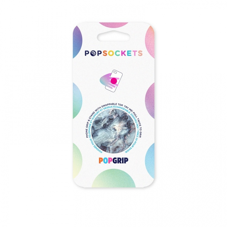 PopSockets Blue Marble Irrotettava Grip Telinetoiminnolla