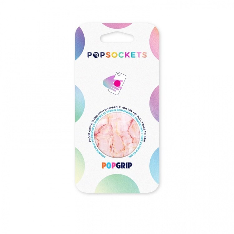 POPSOCKETS Rose Marble Irrotettava Grip Telinetoiminnolla