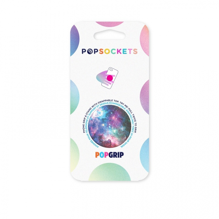 POPSOCKETS Blue Nebula Irrotettava Grip Telinetoiminnolla