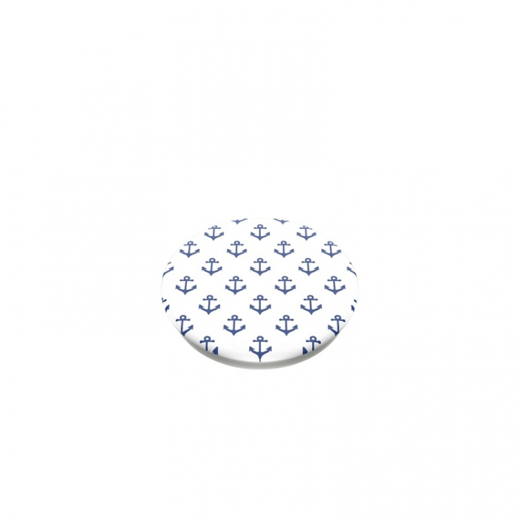 PopSockets Anchors Away White Irrotettava Grip Telinetoiminnolla