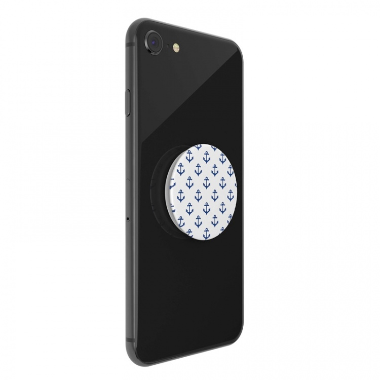 PopSockets Anchors Away White Irrotettava Grip Telinetoiminnolla